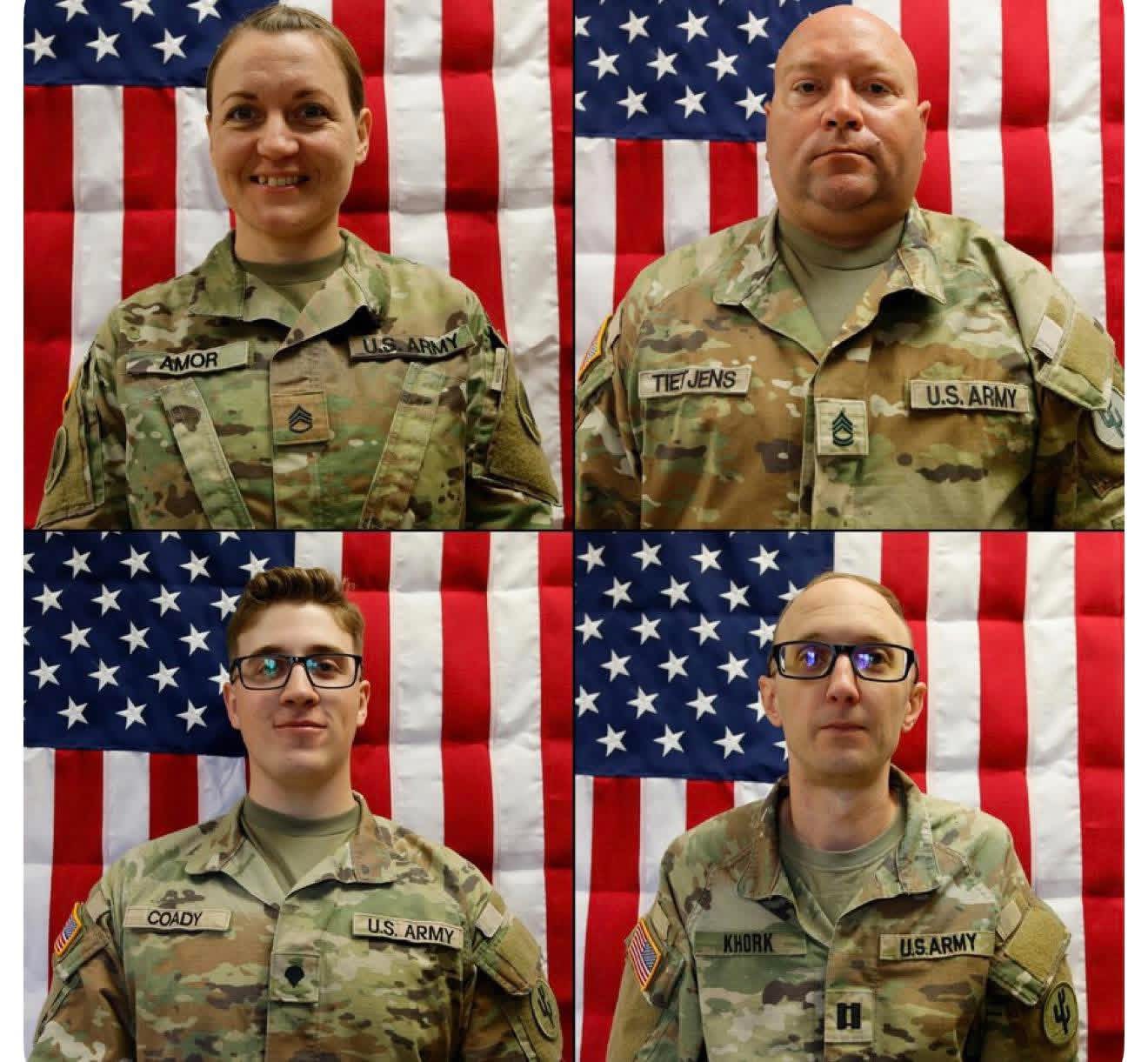 Four U.S. Army Reserve Soldiers Killed in Kuwait While Supporting Operation Epic Fury Remembered as American Heroes